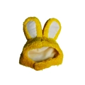 Funny yellow plush rabbit ear hat for cats and small dogs on white background - Rabbit Ear / Yellow
