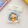 Blau-beiges Haargummi mit niedlichen Bären aus Harz in 10x8cm Verpackung - Gelber Bär A (Im Beutel)