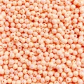 Macro shot of peach round luminous beads with iridescent finish for jewelry making - 01-Orange / 8mm (sold Per Piece)