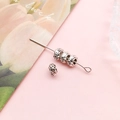 Patterned Spacer Bead 3x6mm