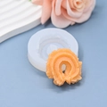 Round silicone cookie mold for DIY cake decoration and chocolate baking tools - Round Cookie Pattern Style (2)