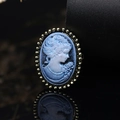Blue Lady Beaded Border Style (XD7413-6)