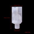 Cat shaped silicone resin mold for wine stoppers with detailed size and weight specs - Cat Wine Stopper Mold
