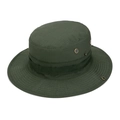 Tactical boonie hat in army green ripstop fabric for outdoor sun protection - One Size / Army Green