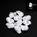 Baroque irregular white ABS faux pearl beads 22x15mm for DIY jewelry making - Large Head (Large) Style (22mm*15mm)