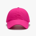 Rose pink breathable mesh baseball cap with quick-dry fabric and curved brim - Rose Red