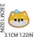 Tabella delle taglie dettagliata con dimensioni 3,1cm x 2,6cm per la toppa Shiba Inu - Shiba Inu Cartone Animato