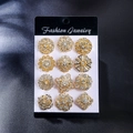 KZ071-1 New Gold Clear Rhinestone Set