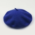 French style royal blue thickened wool beret hat for women with a minimalist felt finish - M (56-58cm) / Sapphire Blue