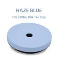 Haze blue matte lid with straw hole for 830ml stainless steel bubble tea tumbler - Fits 830ML Cups / Haze Blue