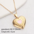 Lw011-09 Golden Heart - Pink Drips