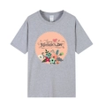 Women's casual grey short sleeve T-shirt with Happy Mother's Day floral graphic - XS / Tops / Grey (Happy Mother's Day Floral Print)