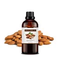 100ml Organic Apricot Kernel Oil in dark glass bottle for hair and skin care with almonds - Sweet Almond Oil 100ml