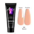 Brown 006 nail extension gel 15ml tube with glossy and matte finish visual effects - Skin/Brown (15ml)