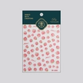 Self-adhesive peach nail art stickers M-108 with pink fruit patterns and lettering - Peach Style (M106)
