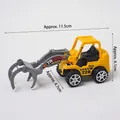 Yellow excavator cake topper decoration for boys birthday party dessert table - Yellow Excavator Style 1