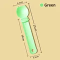Cuillère à friandises chat vert clair pour animaux avec long manche de 25cm - Vert