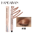 Dual-ended eyeshadow stick in shade 08 brown champagne with brush and eye makeup effect - Size 8