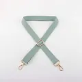 Adjustable sage green crossbody strap with premium gold hardware for women handbag - Sage Green