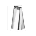 Stainless steel piping tip with 25mm base diameter and 4cm height for cake decorating - Blue Truck