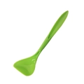 Universal silicone pet food lid with long-handle green scoop for cat and dog cans - Light Green Spoon