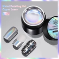 Gel per unghie metallico laser argento Born Pretty 5ml per pittura artistica UV LED - Argento Metallico Laser