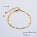 Star Engraved Snake Chain (SL41094)