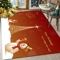 Christmas door mat featuring a festive calendar design and Merry Christmas lettering - 40*60cm / December Calendar Style (RZY-圣诞系列-12)