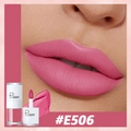 Pudaier matte velvet liquid lipstick in pink shade #E506 for vibrant smudge-proof finish - E506