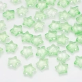 Transparante groene 10mm ster kristallen hanger kraal voor DIY sieraden en handwerk - Grasgroen Goudpoeder