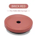 Brick red lid with straw hole and seal ring for 710ml stainless steel tumbler cups - Fits 710ML Cups / Brick Red