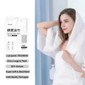Extra thick disposable bath towel 70x140cm with waffle texture for travel and hotel - Bath Towel / White Waffle