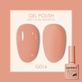 GAIRRIY G016 gel nail polish in 7.5ml bottle with matte and glossy coral finish - Nude Coral (016)