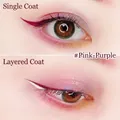 Eyeliner liquido rosa-viola impermeabile con finitura glitterata in diverse stesure - Rosa Viola