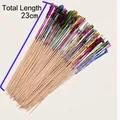 23cm colorful foil firework cocktail sticks for party drinks and appetizers - Tassel Firework Picks
