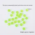 Light green translucent 0.6cm resin taro balls DIY handmade dessert decoration beads - 0.6cm / Jelly Green