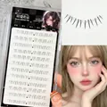 Faux cils inférieurs noirs naturels en fibres souples pour un maquillage style manga intense - Cils Inférieurs Style Patte Mignonne