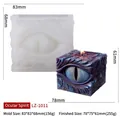 DIY silicone mold for 3D dragon eye pillar candle including size and weight specifications - Dragon Eye LZ-1011
