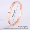 【31】rose Gold 6mm With Ten Diamonds