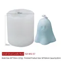 Spook kaars siliconen mal klein formaat SX-WS-57 voor DIY Halloween geurkaarsen maken - Kleine Geest