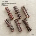 Pack of 6 natural thin wood stick bundles for rustic Christmas decor DIY, 2x7cm - Birch Branches/6 Bundles