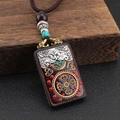 Ebony Cross Vajra Auspicious Beast Rope Style