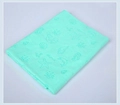 Absorbent pet towel in mint green featuring mermaid and sea creature patterns - Green / Ocean Embossed
