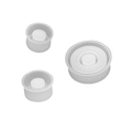 Juego de tres moldes redondos de silicona de varios tamaños para resina y bases de velas - Juego de 3 Moldes Redondos (G/M/P)