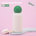 350ml 316 stainless steel insulated bottle in ivory white and seaweed green - Ivory White Body with Algae Green Ball Lid