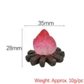 Miniature resin campfire figurine for Christmas DIY decor with size 28x35mm dimensions - 3D Campfire