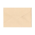 Elegant cream white envelope with cross-grain texture on high-quality linen paper - 1pc Linen Yellow Envelope (Short Lid) / Yellow