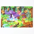 24-piece wooden forest animals puzzle toy for early childhood educational development - Forest Animals