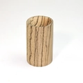 Diffuseur d'huiles essentielles en bois de zèbre cylindrique avec grain naturel - Zingana Diffuseur Rond