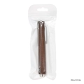 Cat eye magnet wand nail tool in brown wood finish with silver clip weighing 24.6g - Cigar Magnet